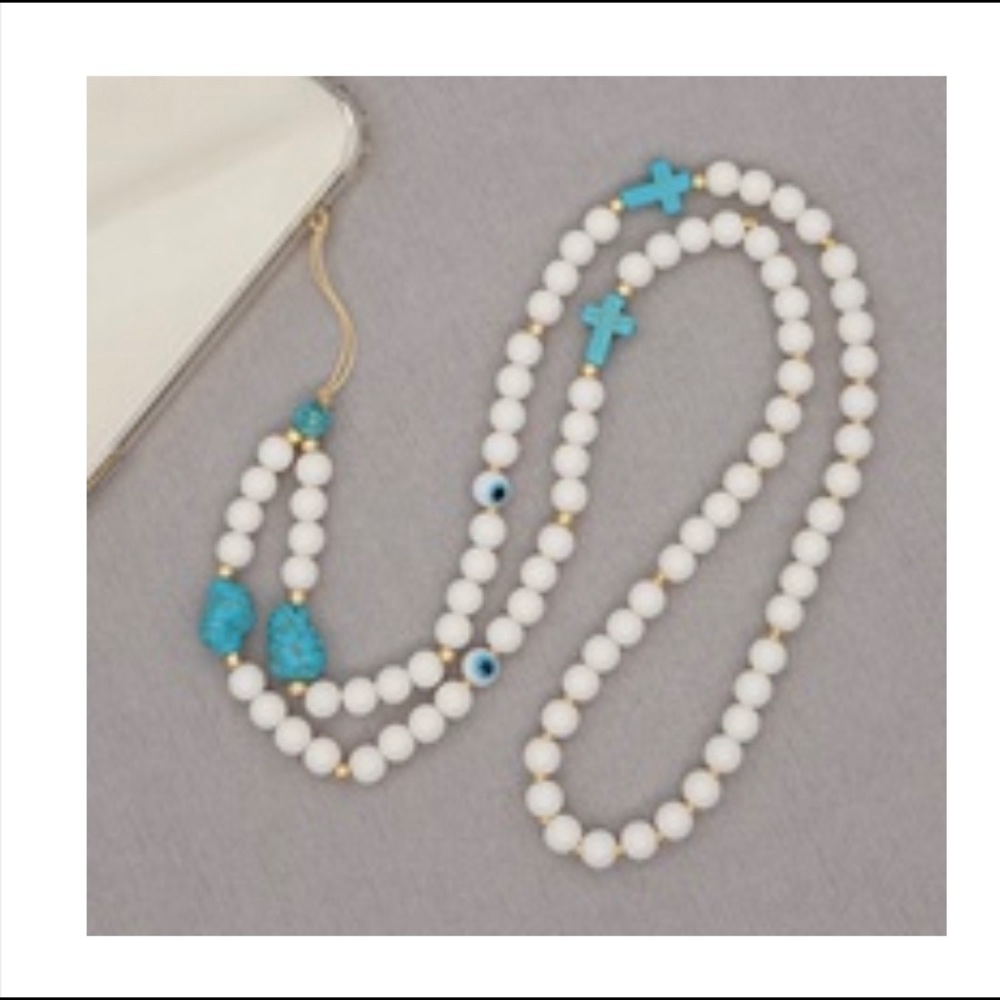 Necklace phone charms
